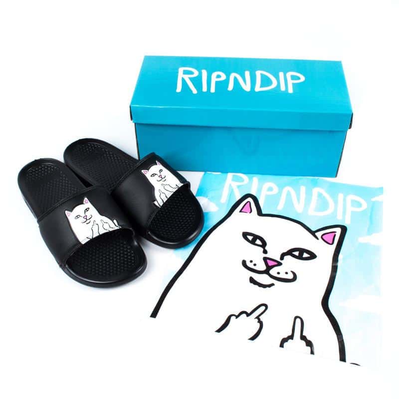ripndip sandalias lord nermal black - Malibu Store