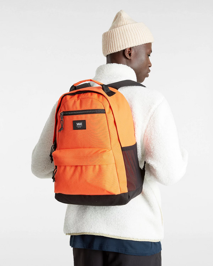 Vans flame backpack top