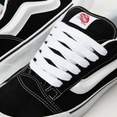 Vans knu skool black white - Malibu Store
